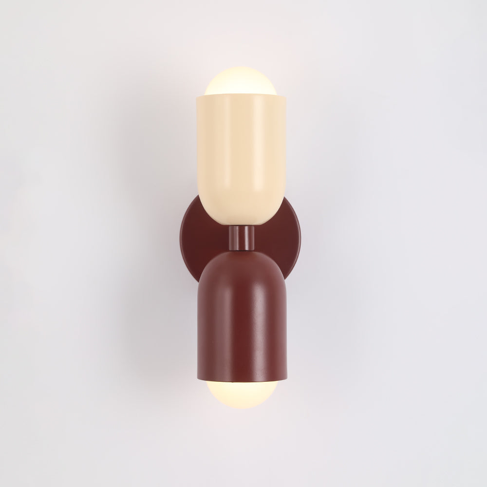 Morandi Double-Headed Wall Lamp – Scandinavian Design