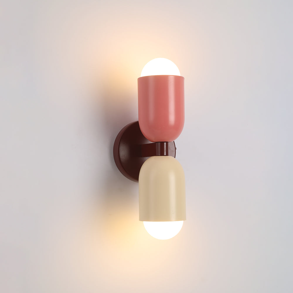 Morandi Double-Headed Wall Lamp – Scandinavian Design