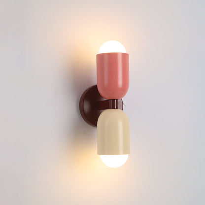 Morandi Double-Headed Wall Lamp – Scandinavian Design
