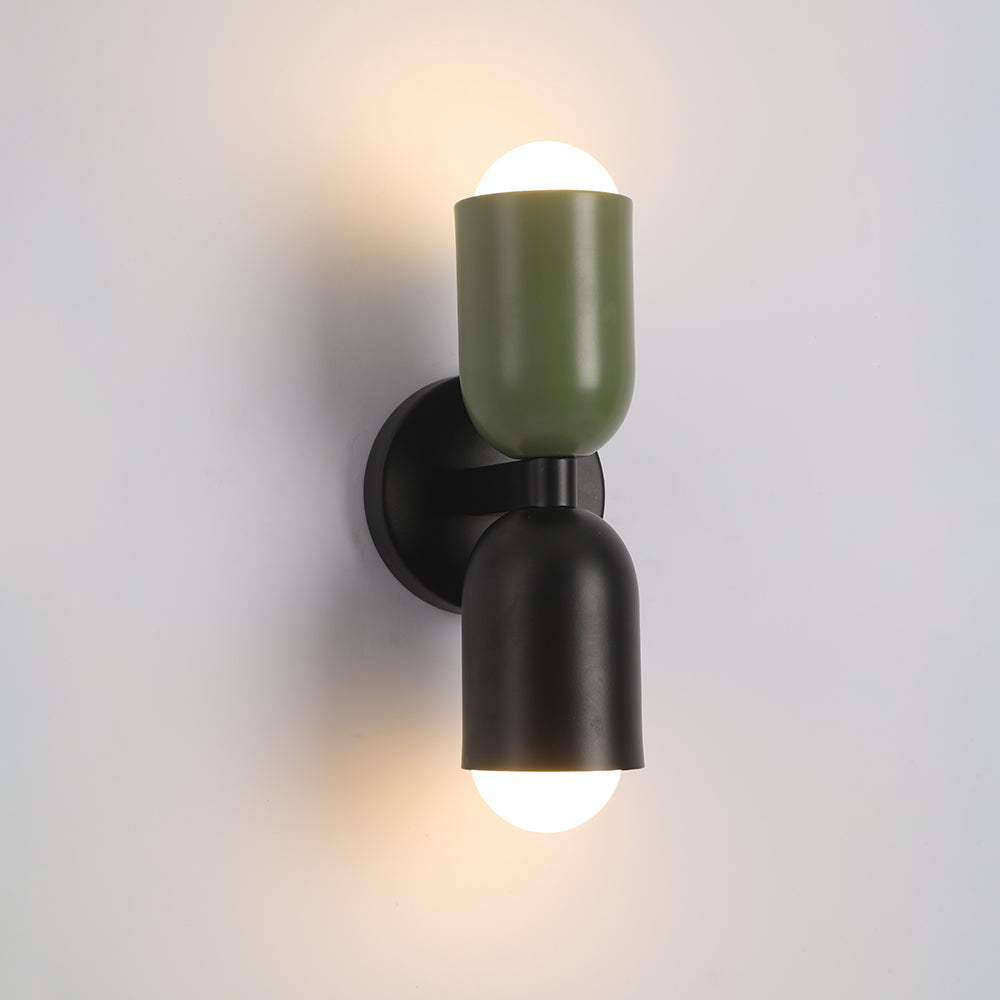 Morandi Double-Headed Wall Lamp – Scandinavian Design