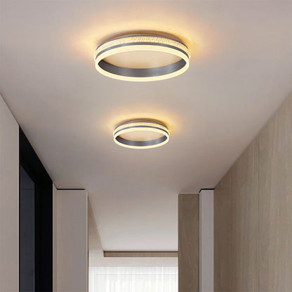 Quinn Modern Ring Flush Mount Ceiling Light – 7.9–31.5" 3-Color LED