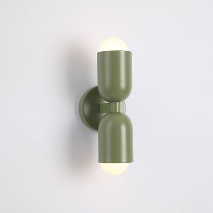 Morandi Double-Headed Wall Lamp – Scandinavian Design