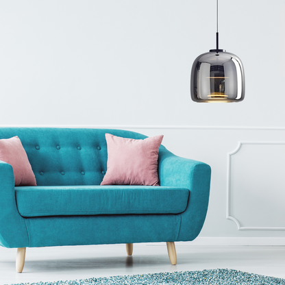 Hailie 3-Color Glass Pendant Light – 9.8/13.8", LED, Dimmable