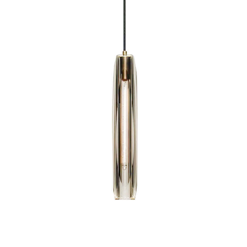 Brass LED Glass Pendant Lamp – Small Chandelier