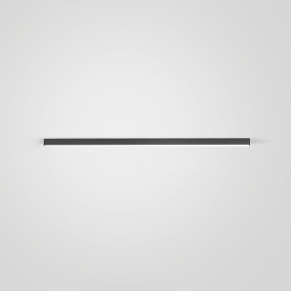 Edge Modern LED Linear Flush Mount Ceiling Light – Black, 23.6–47.2"