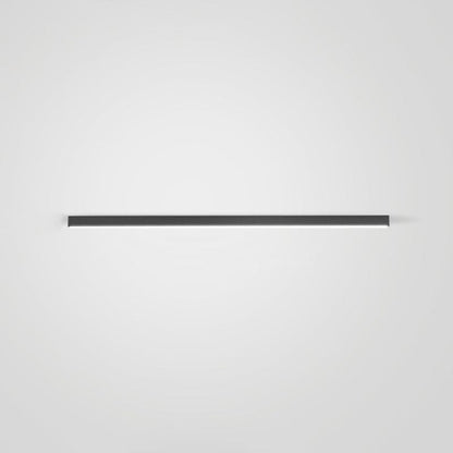 Edge Modern LED Linear Flush Mount Ceiling Light – Black Metal Finish, 23.6-47.2"