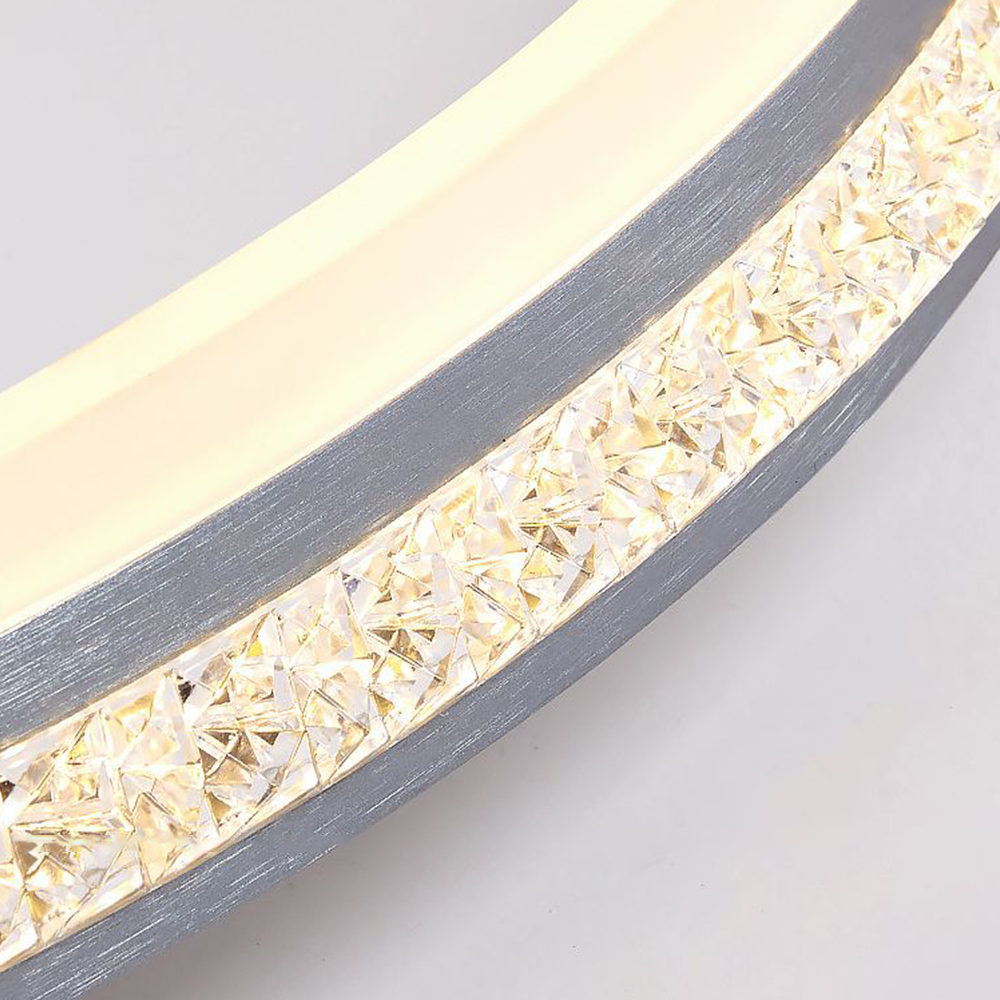 Quinn Modern Ring Flush Mount Ceiling Light – 7.9–31.5" 3-Color LED