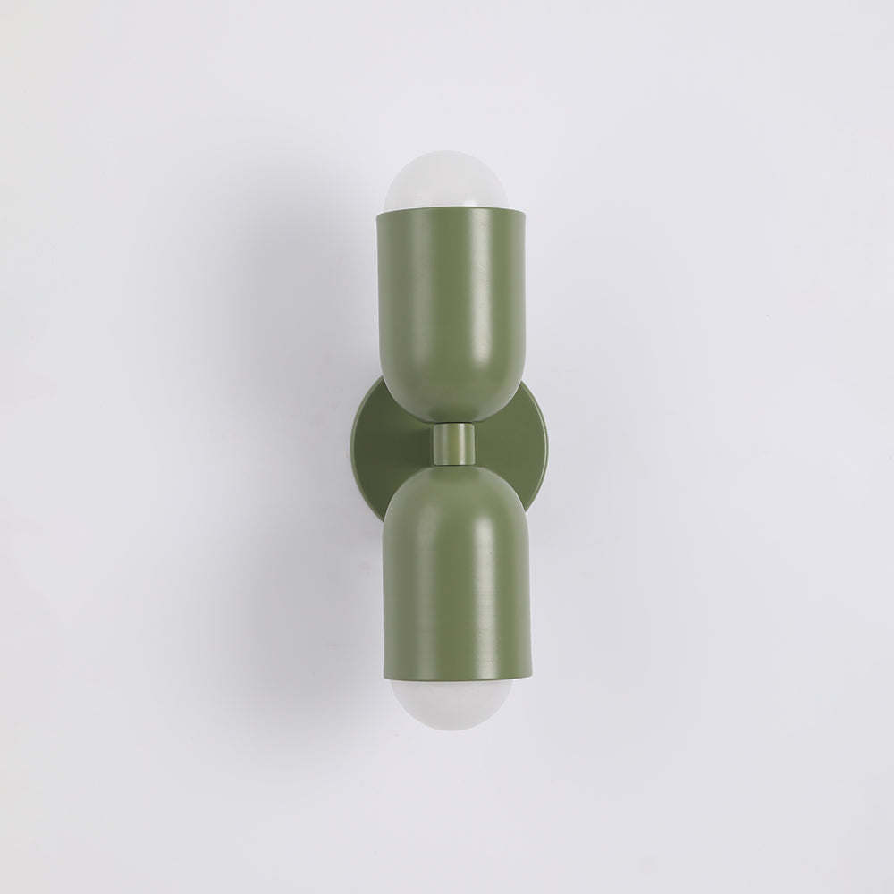 Morandi Double-Headed Wall Lamp – Scandinavian Design