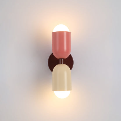 Morandi Double-Headed Wall Lamp – Scandinavian Design