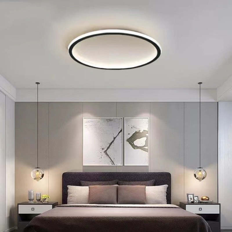 Modern Simple Round Ceiling Light – LED Flush Mount