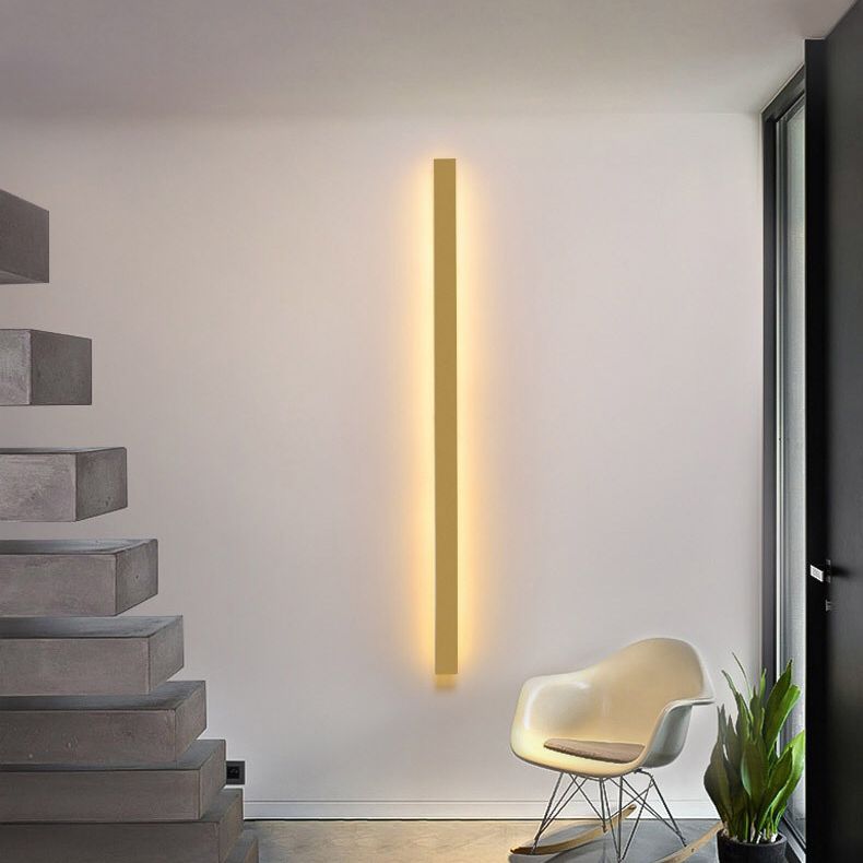 Edge Minimalist Linear Wall Lamp – LED, 23.7- 47.3", 3 Colors