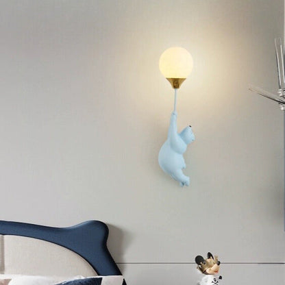 Fateh Bear Balloon Ceiling Light – LED Flush Mount, 3 Colours