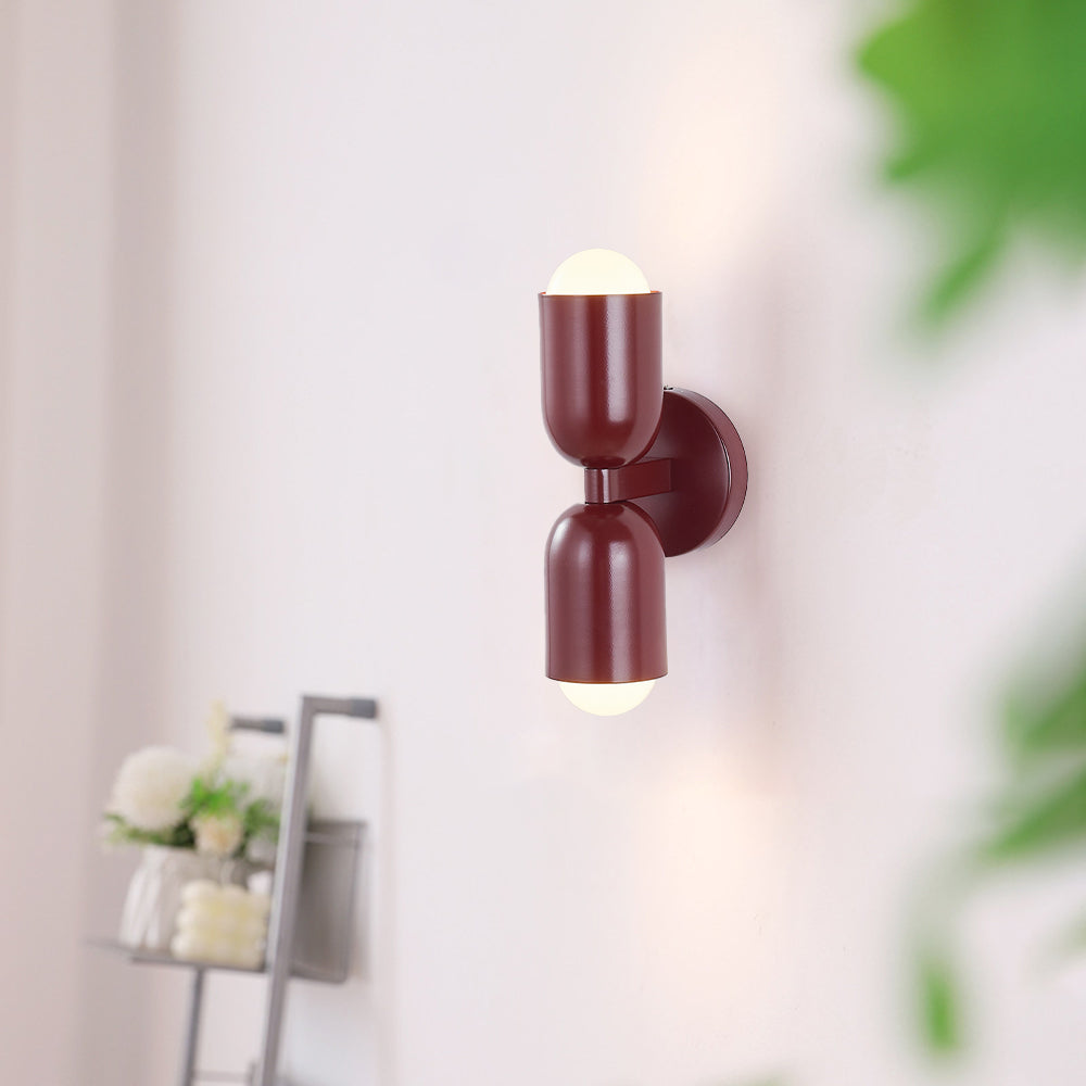 Morandi Double-Headed Wall Lamp – Scandinavian Design