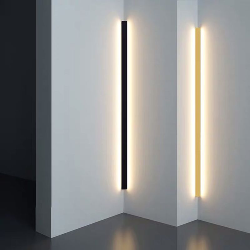 Edge Minimalist Linear Wall Lamp – LED, 23.7- 47.3", 3 Colors