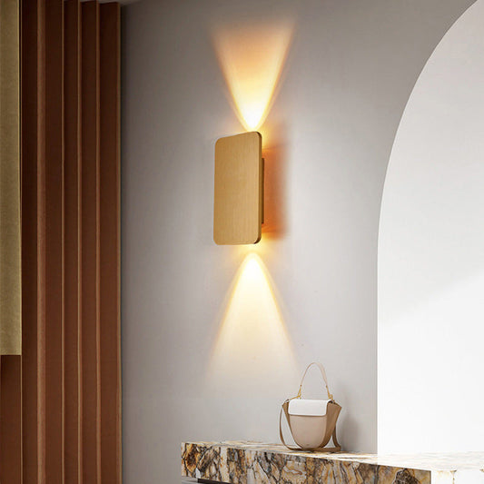 Ozawa Modern Square Wall Lamp – Metal & Acrylic Sconce for Bedroom & Living Room