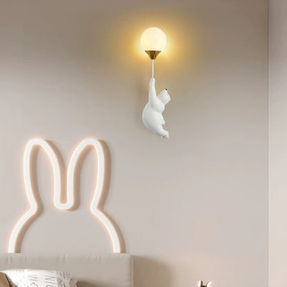 Fateh Bear Balloon Ceiling Light – LED Flush Mount, 3 Colours