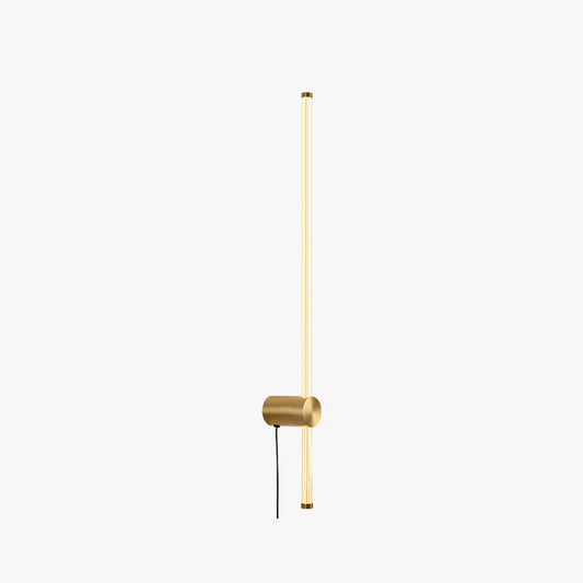 Edge Coppery & Nickel Wall Lamp – Metal & Acrylic, 23.6-31.6"