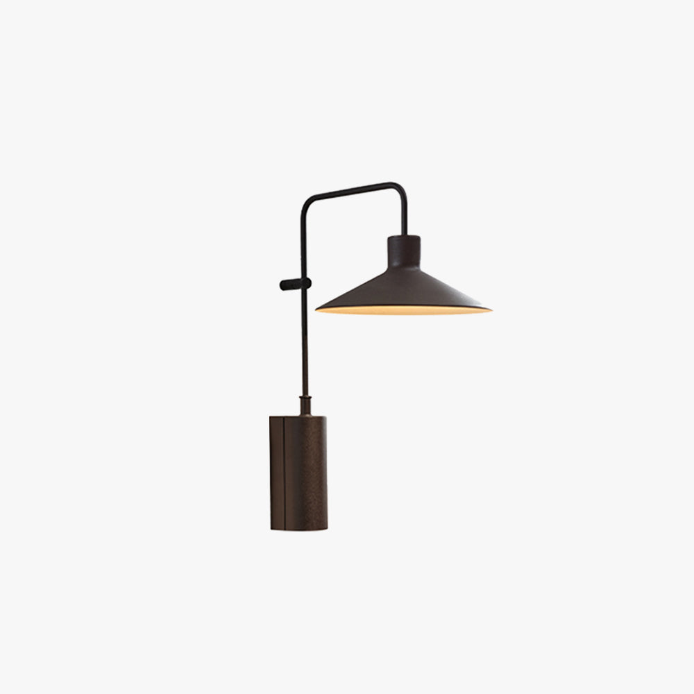 Carins Metal Outdoor Cone Wall Lamp 15.8" – 3-Colour Finishes