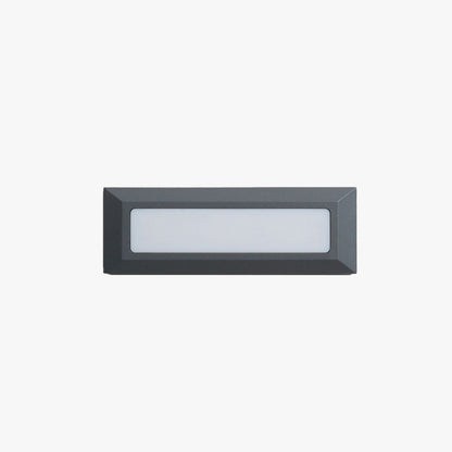 Orr Rectangular Outdoor Deck & Step Light – Black or Grey, 9.1" x 3.1"
