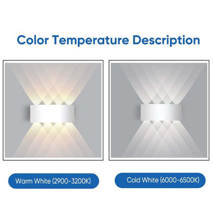 IP65 RGB LED Wall Light – Waterproof Aluminum Outdoor/Indoor Lamp
