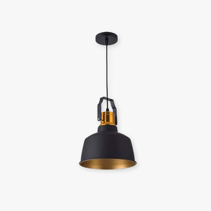 Vintage Loft LED Pendant Light – E27 Aluminum & Wood Dining Lamp