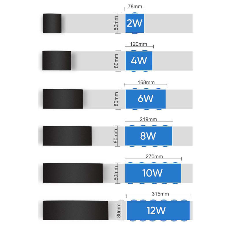 IP65 RGB LED Wall Light – Waterproof Aluminum Outdoor/Indoor Lamp