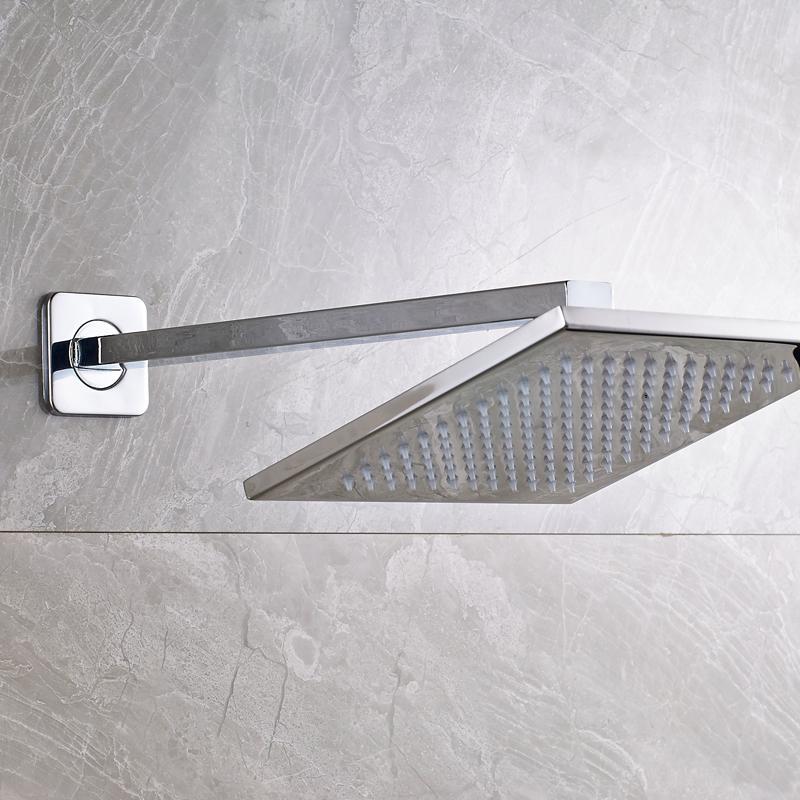 Rain Shower Heads - Wall Mounted Bathroom Top Shower Head With LED Lights