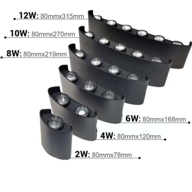 IP65 RGB LED Wall Light – Waterproof Aluminum Outdoor/Indoor Lamp