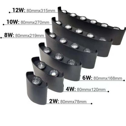 IP65 RGB LED Wall Light – Waterproof Aluminum Outdoor/Indoor Lamp