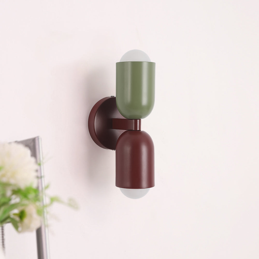 Morandi Double-Headed Wall Lamp – Scandinavian Design