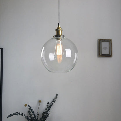 Vintage Glass Chandelier – Retro Nordic Pendant Light Fixture