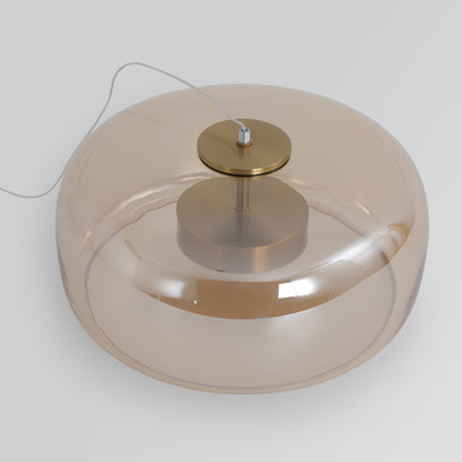 Hailie 3-Color Glass Pendant Light – 9.8/13.8", LED, Dimmable