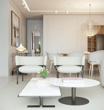 Alessio Chrome & Gold Metal Pendant Light – Modern Bedroom/Living