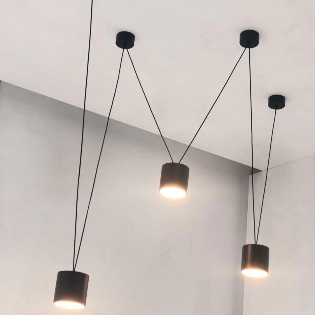 Alessio Minimalist Metal & Plastic Pendant Light – Modern Design