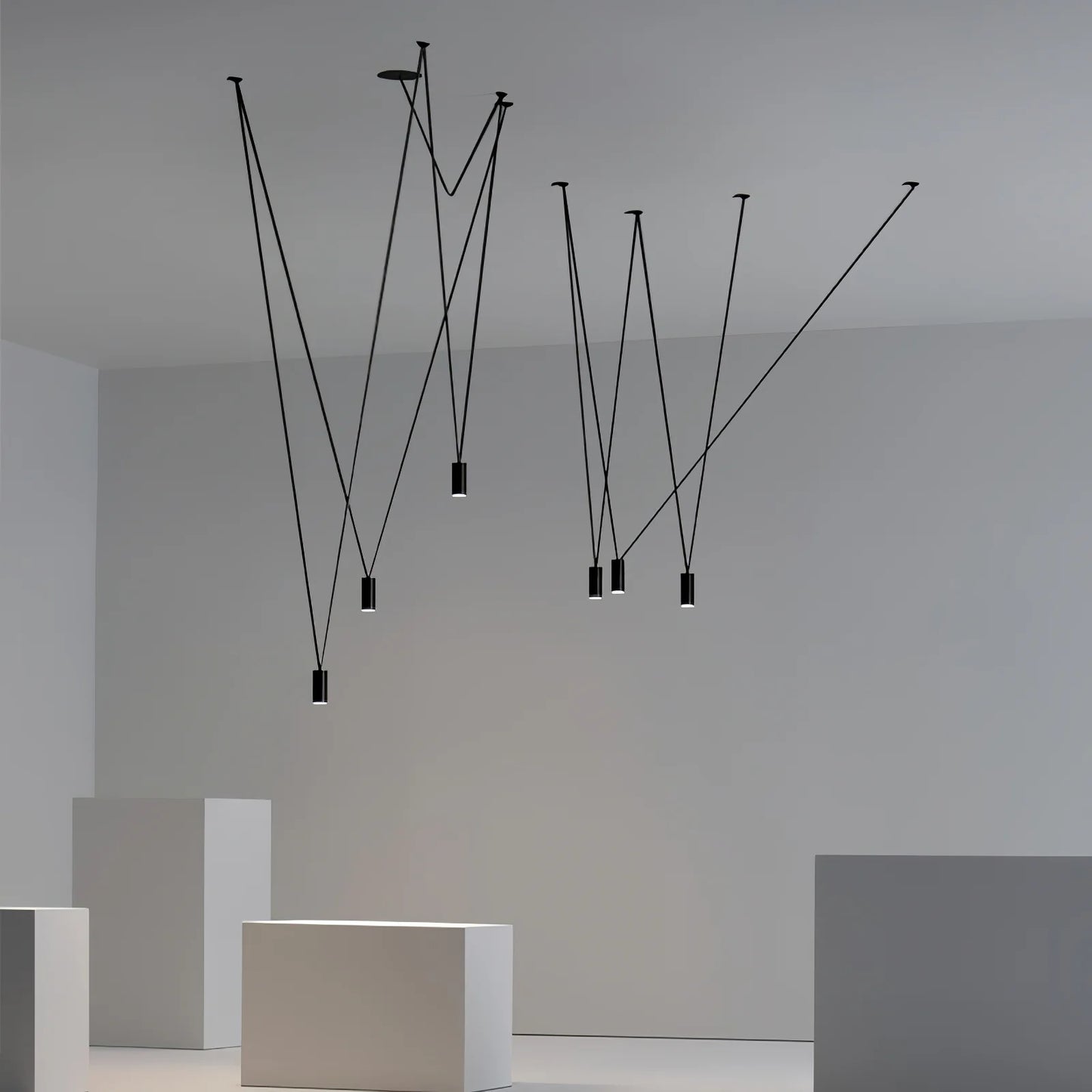 Alessio Minimalist Metal & Plastic Pendant Light – Modern Design