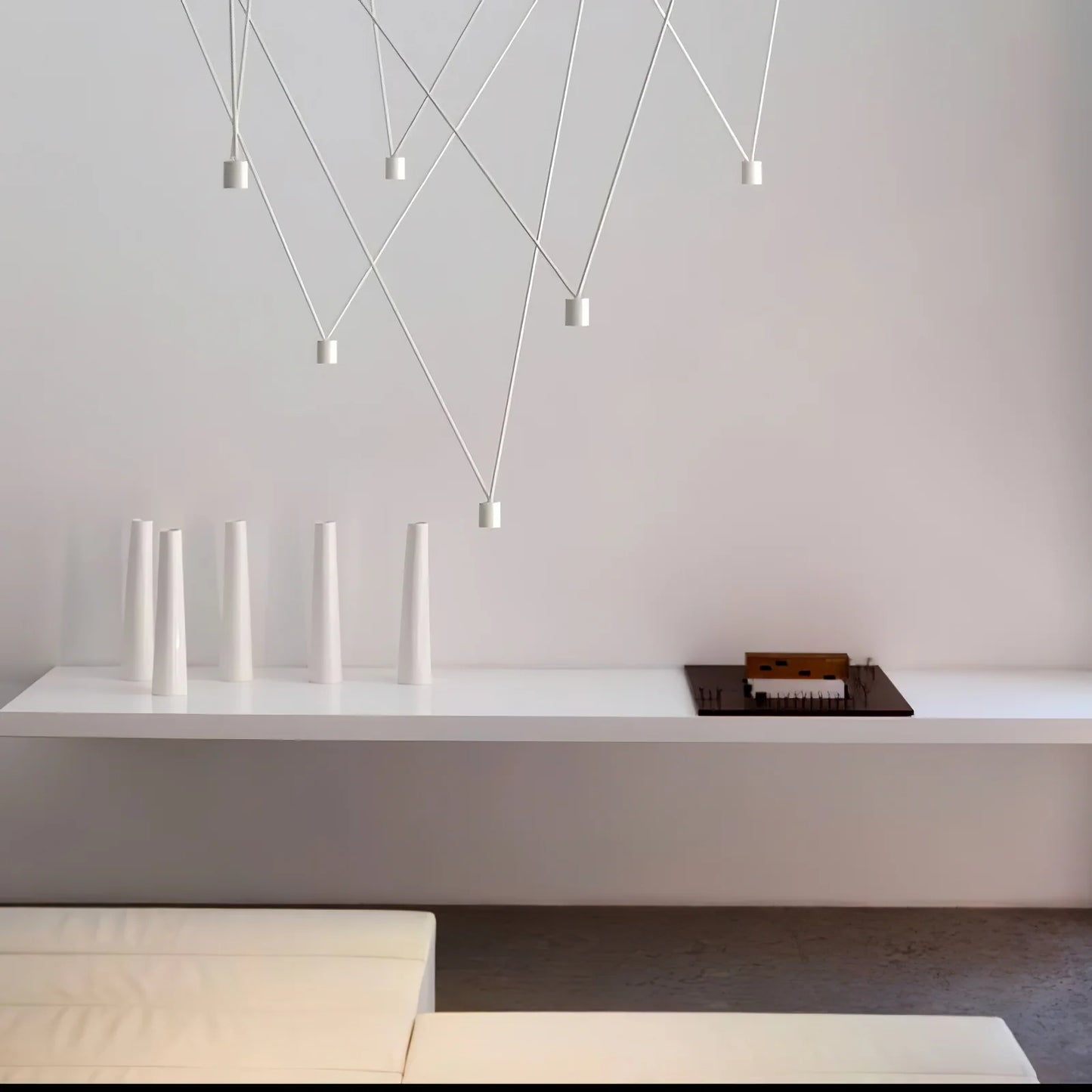 Alessio Minimalist Metal & Plastic Pendant Light – Modern Design