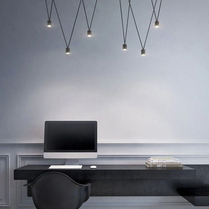 Alessio Minimalist Metal & Plastic Pendant Light – Modern Design