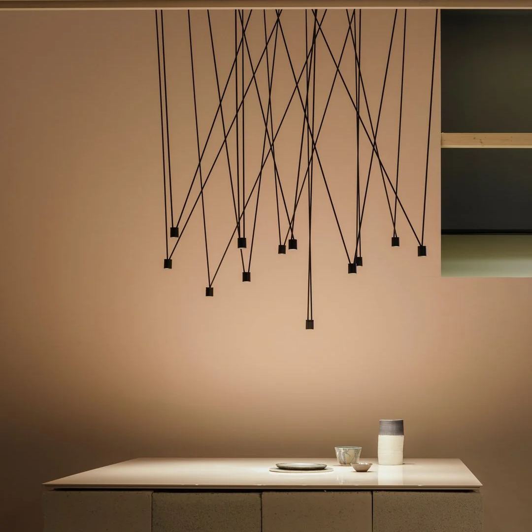 Alessio Minimalist Metal & Plastic Pendant Light – Modern Design