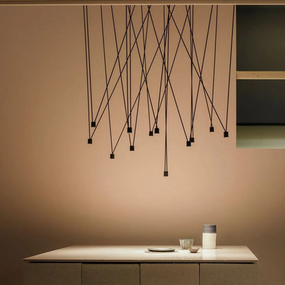 Alessio Minimalist Metal & Plastic Pendant Light – Modern Design
