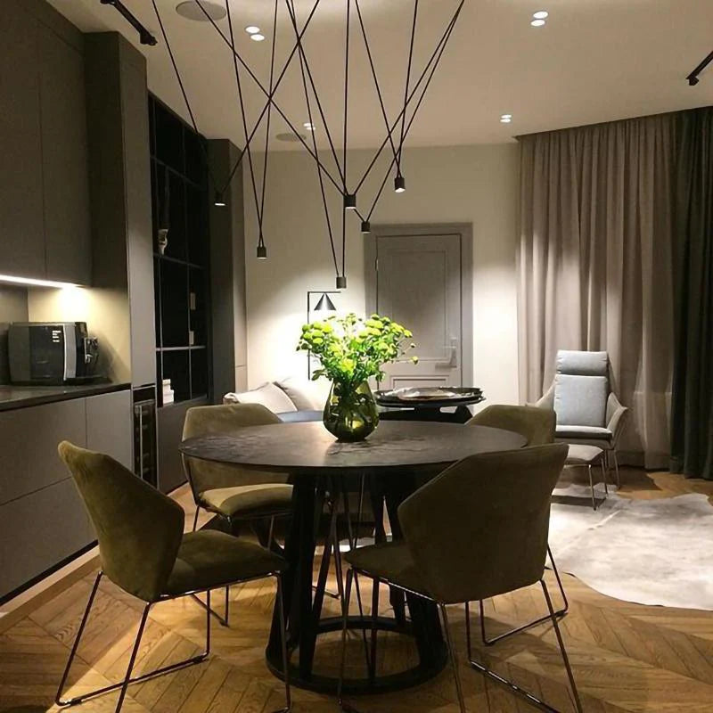 Alessio Minimalist Metal & Plastic Pendant Light – Modern Design