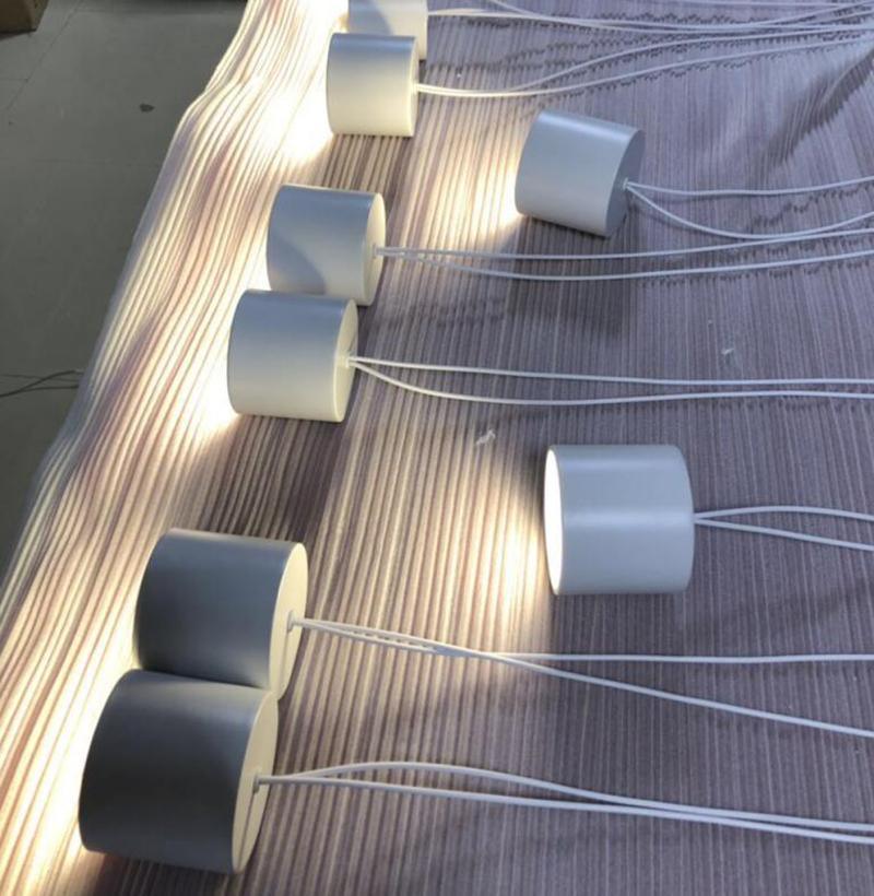 Alessio Minimalist Metal & Plastic Pendant Light – Modern Design