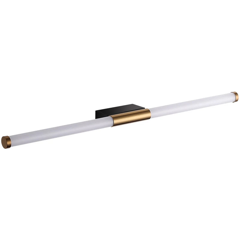 Leigh Minimalist Linear Metal Wall Lamp – Gold Finish, 19.3/23.2/27.2"