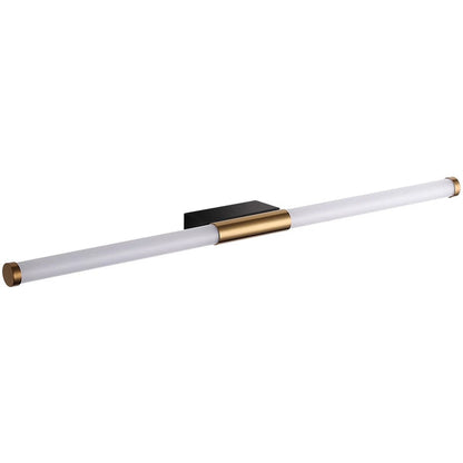 Leigh Minimalist Linear Metal Wall Lamp – Gold Finish, 19.3/23.2/27.2"