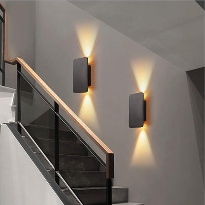 Ozawa Modern Square Wall Lamp – Metal & Acrylic Sconce for Bedroom & Living Room