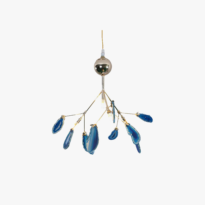 Aurora Gemstone Agate Colourful Chandelier for Bedroom and Living Room