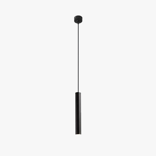 Sleek Black Cylinder Pendant Lamp for Modern Homes
