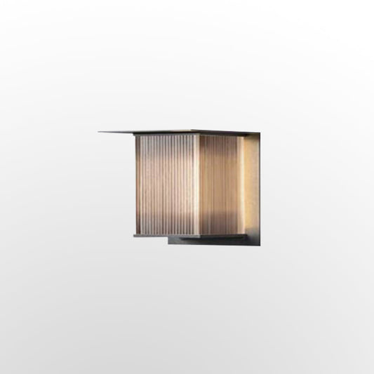 Orr Modern Rectangular Metal Outdoor Wall Lamp – IP54, LED, Black