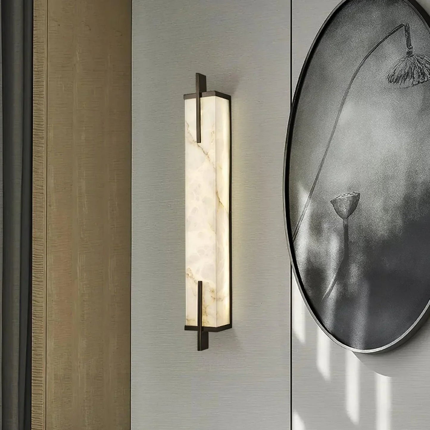 Alabaster Wall Light – Modern LED Wall Lamp with Warm Ambient Glow