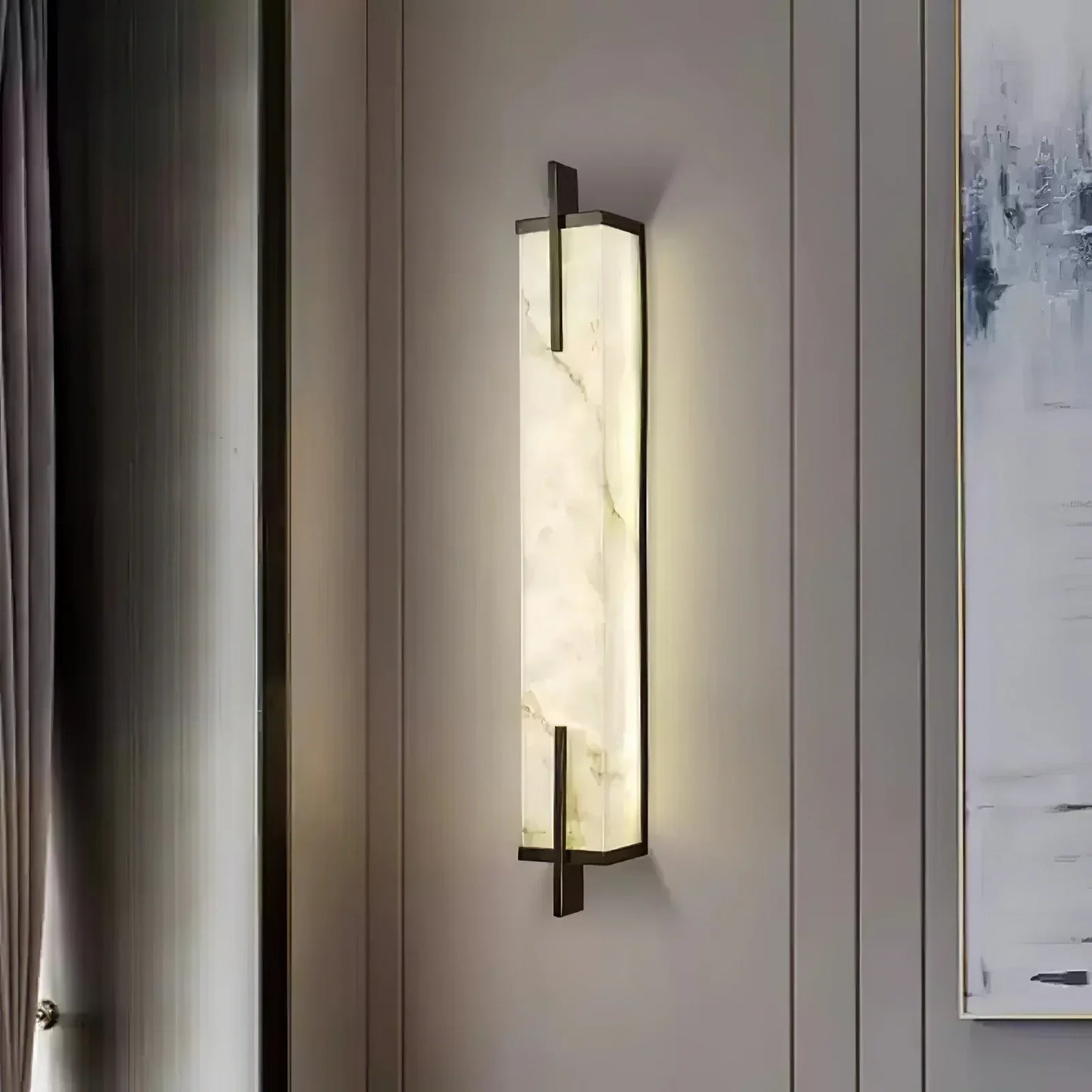 Alabaster Wall Light – Modern LED Wall Lamp with Warm Ambient Glow