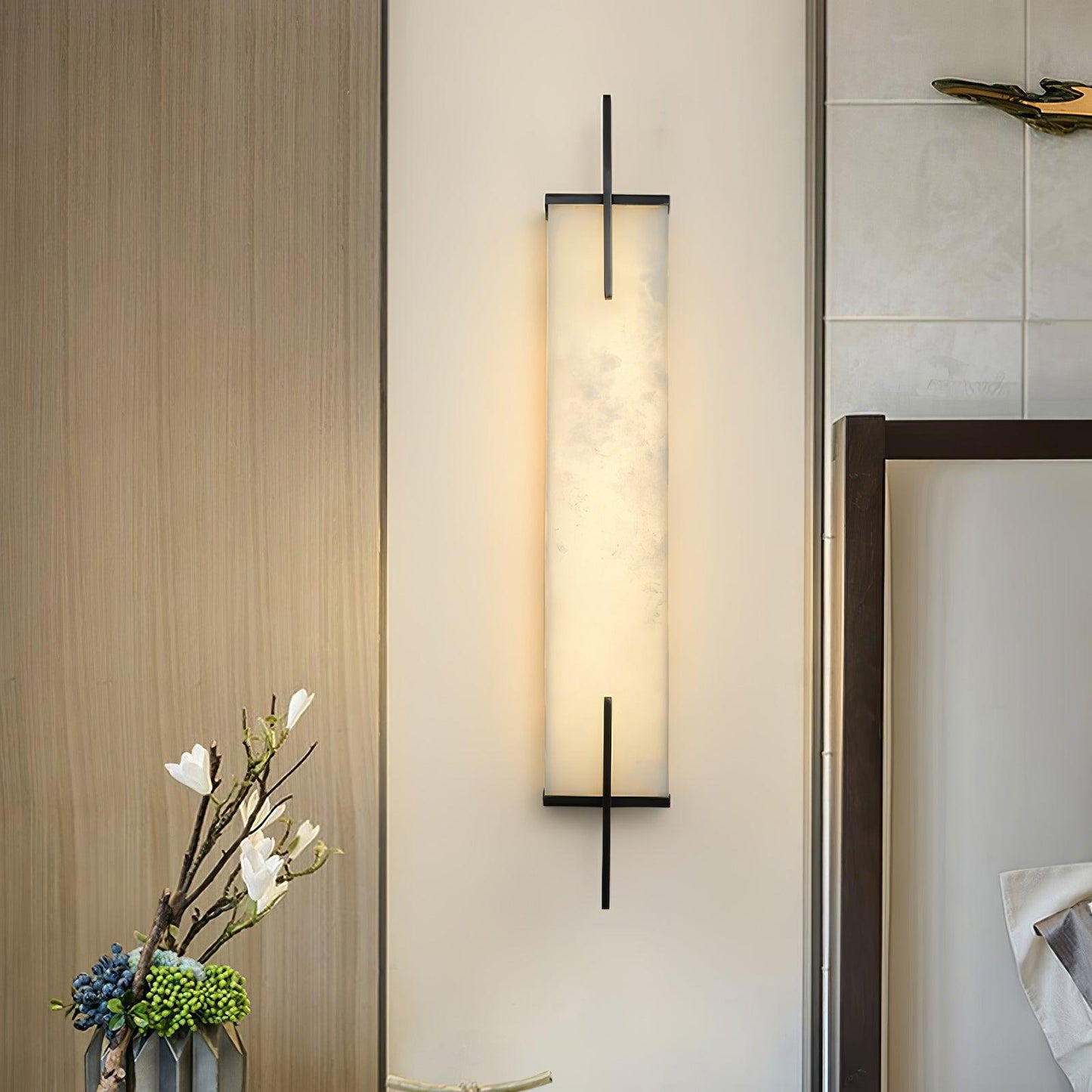 Alabaster Wall Light – Modern LED Wall Lamp with Warm Ambient Glow